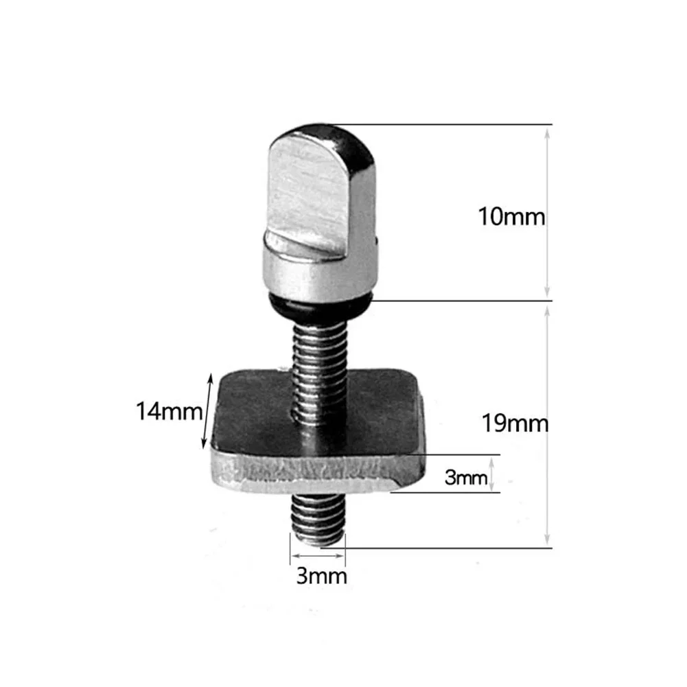 3/4/6pcs Stainless Steel Surfboard Fin Screw Surf Fin Bolts Longboard Sliding Fin Screws Single Fin Nails Replacing Screws