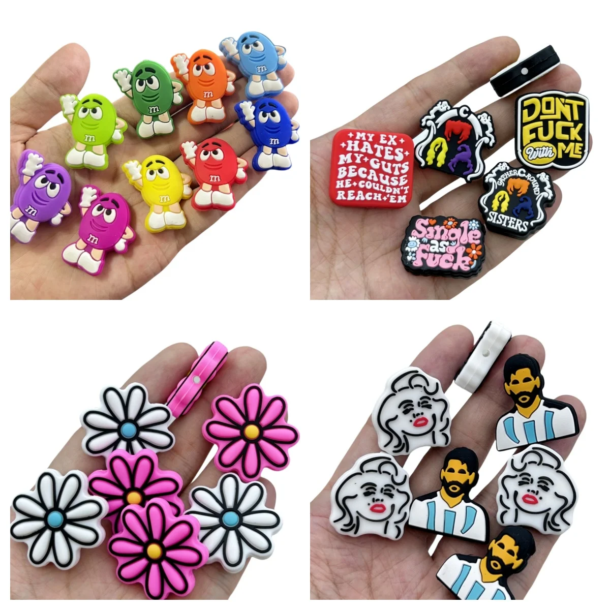 

10PC Baby Silicone Bead Rainbow Brand Beads Teethe Baby DIY String Pen Bead Nipple Chains Jewelry Accessories Baby Kawai Gifts
