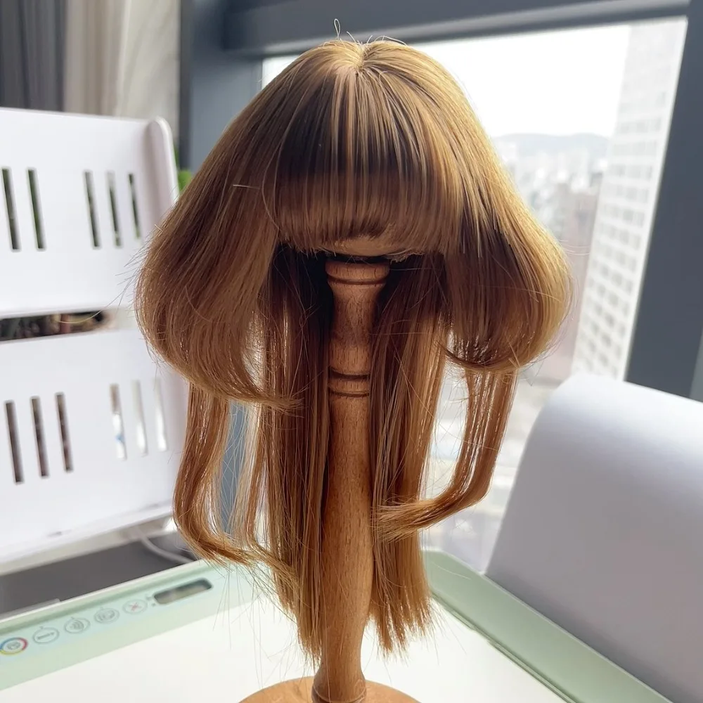 

Multicolor Bjd Doll Wig High Temperature Fiber Curly Hair BJD SD Doll Hair Handmade Cute Bjd Wig Accessories Children Gift