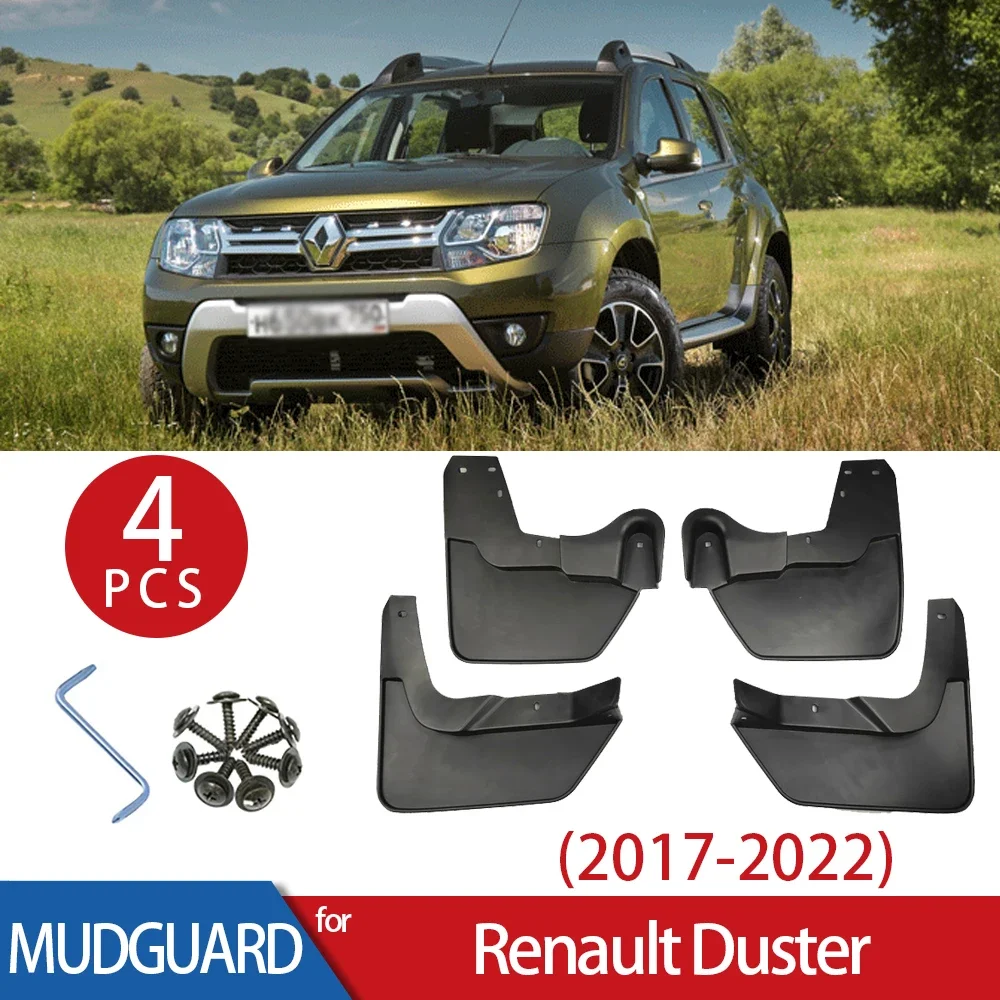 

Автомобильное брызговик для Renault Duster 2017-2022, брызговик, пластиковые автомобильные детали, защитные аксессуары