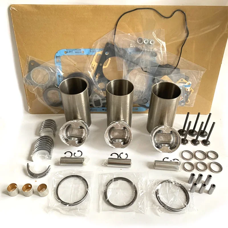 

3Cyl 3TNE88 3TNE88-TB 3TNE88-ETB1 Engine Overhaul Rebuild Kit for Takeuchi TB135