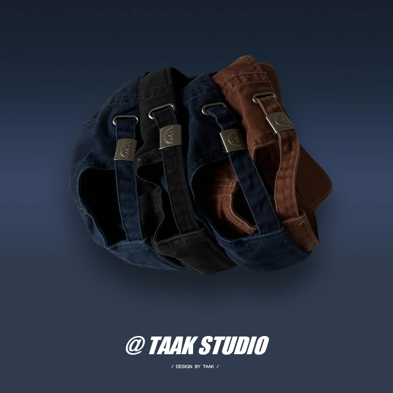 Simple Graphic Baseball Cap Female Spring and Summer Korean Street All-Match Big Head Circumference Peaked Cap Trendy Men