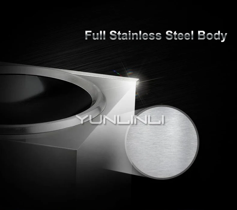 Commercial Electric Induction Cooker Stirrer Pan Concave Pot High Power Kitchen Hotel Equipment