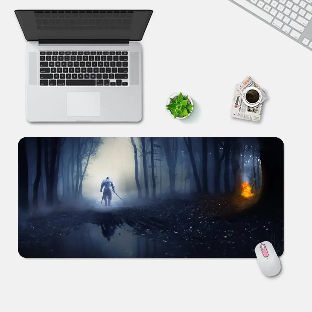 Mouse Pad Gaming Mouse Desk Mat Large Keyboard Pad W-warrior Desktop Rubber Mouse Cushion