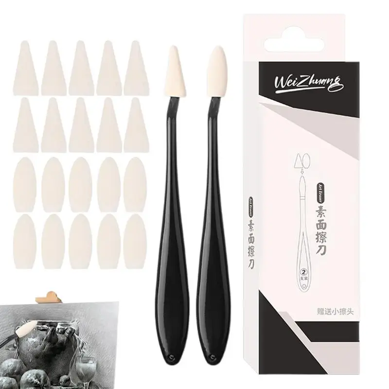 

Blending Stumps Paper Art Blending Stumps Multipurpose Ergonomic Sketch Wipe Scrapers With Rub Sponge For Artist Charcoal