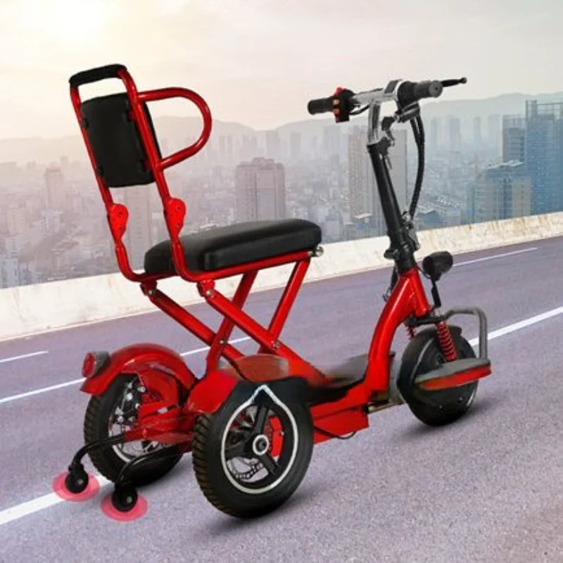 Mobility cycle for adults, light and portable electric scooter, wheelchair for disabled people, long-range battery for travel