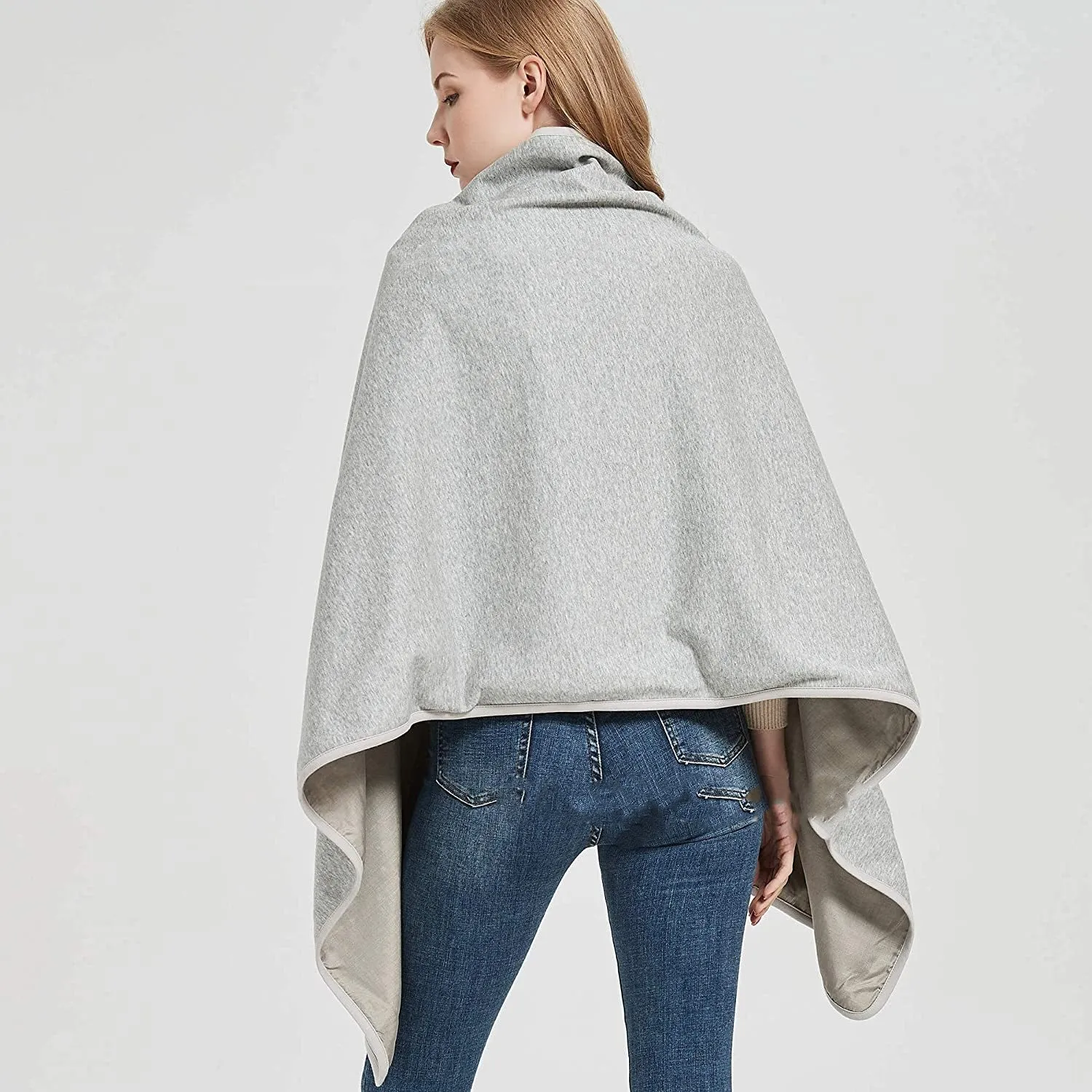 Trendy style Radiation protection Silver fiber blanket Cape cloak Maternity blanket bacteriostasis Organic cotton blanket