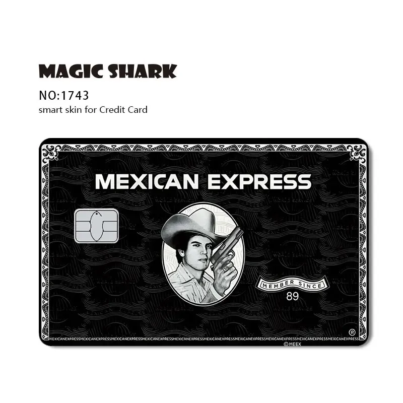 Hot Sale Yogioh Spongbob Food Coupon Mexico Money Super Mario No Fade Skin Sticker Film for Credit Card Debit Card