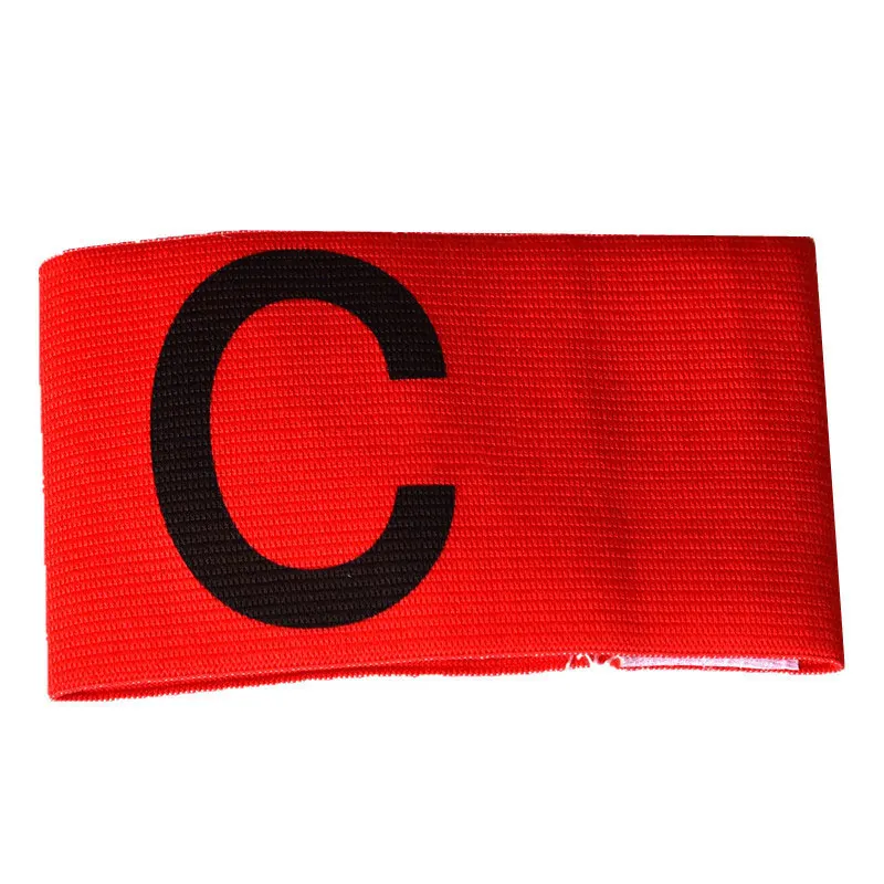 Football Match Captain C Word Mark Armband Paste Team Leader C Word Nylon Flexible For Soccer Sports Accessories Unisex