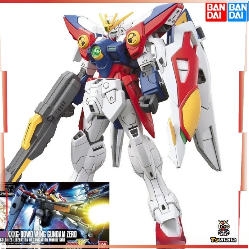 

Gundam Bandai HGAC 1/144 WING ZERO XXXG-00W0 WING GUNDAM ZERO Assembly Model