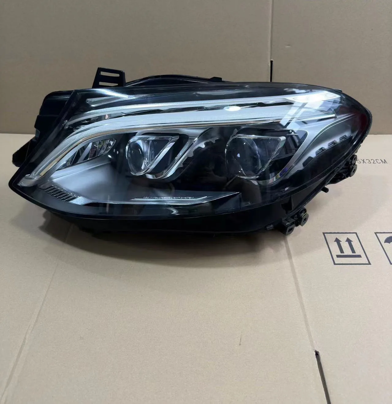 led car headlight front light lamp for mercedes benz gle class 2015 2016 2017 2018 accessories auto upgrade 400 350 250 w166