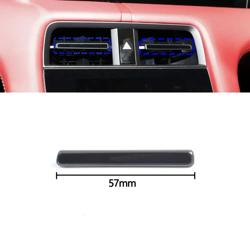 For Porsche Taycan 9J1 Front Central Middle AC Air Vent Grille Outlet Trim Strip Car Accessories 2019 2020 2021 2022 2023 2024