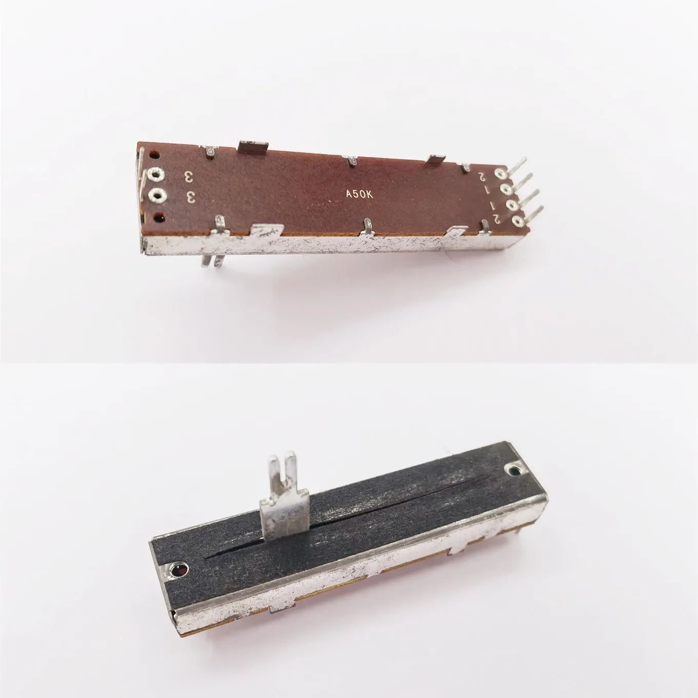 

Original New 100% 72MM sliding pusher dual potentiometer A50K handle 20MMA 4+2PIN outer foot (SWITCH)