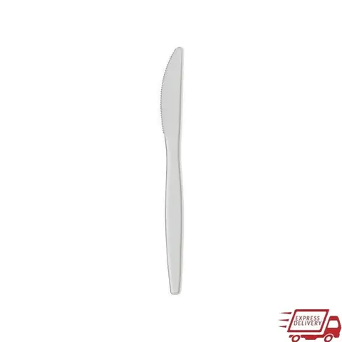 मध्यम वजन के प्लास्टिक के चाकू, 1000 काउंट पॉलीप्रोपाइलीन कटलरी, डिस्पोजेबल टेबलवेयर, कैटरिंग पार्टी सप्लाई, 11x10x3.6 इंच 6 best sales प्लास्टिक चाकू - №1