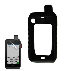 Siliconen Zachte Rand Shell Bumper Cover Beschermhoes Screen Protector Film Voor Garmin Montana 700 750 700i 750i Gps Accessoires
