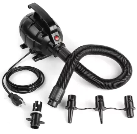 

Portable 600W Electric Pump Air Mattress Pump Air Bed Pool Toy Raft Boat Quick Inflation Electric Air Pump for Inflatables