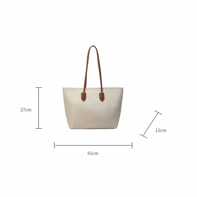 Women PU Leather Handbags Large Capacity Tote Bag New Fashion Female Underarm Shoulder Crossbody Bags for Commuter Work Student