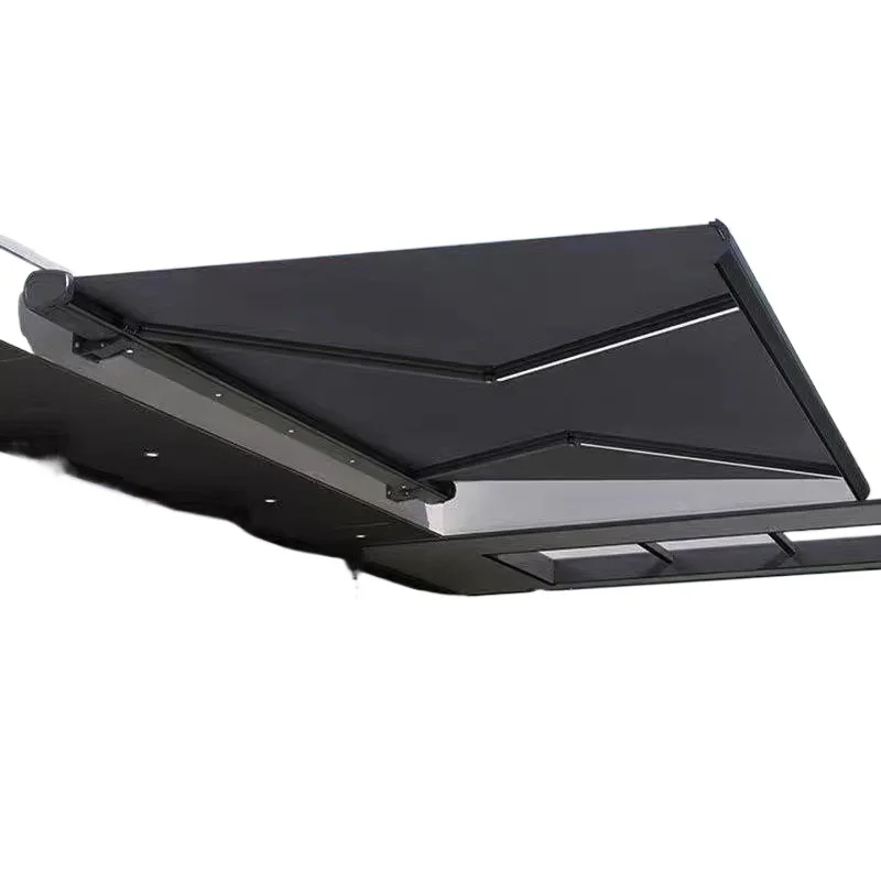 Awning Telescopic folding canopy Electric automatic remote control courtyard Outdoor balcony