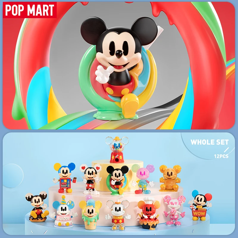 POP MART Disney Mickey Childhood of Boundless Imagination Series Figures 1PC/12PCS Blind Box POPMART