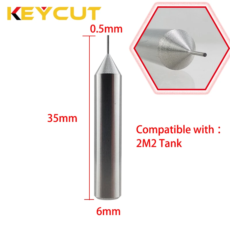 Tank Chave Máquina 0.5 mm Sonda em Carboneto para Casa Chaves Aftermarket Serralheiro Ferramentas 2m2
