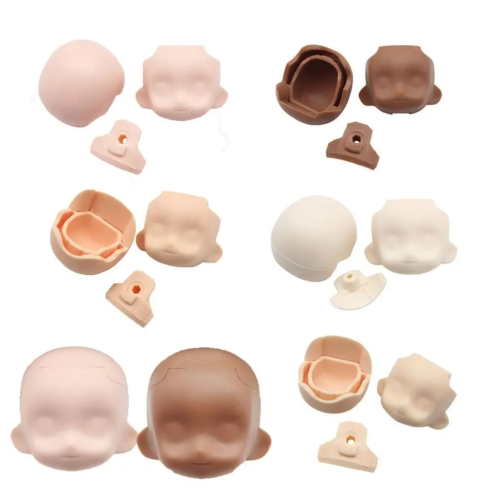 

1/11 OB11 Doll Head Including Face Face Support Back Head Body Fit Obitsu11 GSC DOD Dolls 1/12 BJD Dolls Toy Accessories