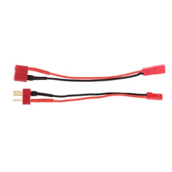 Pair Deans T Plug to JST Connector Male & Female with 13cm 14AWG Cable Wire