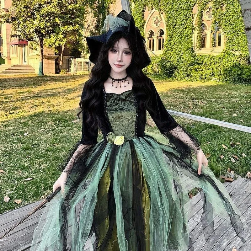 أزياء الهالوين الساحرة السحرية Drenn Wild Fairy T ملابس الأداء النسائية للمهرجانات الصينية التقليدية