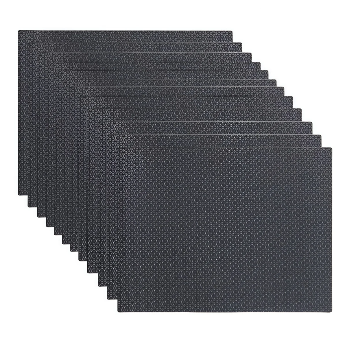 12 Pack Nonslip Cabinet Shelf Liners for Drawers to Provide Grip and Protection from Stains Scratches and Wear