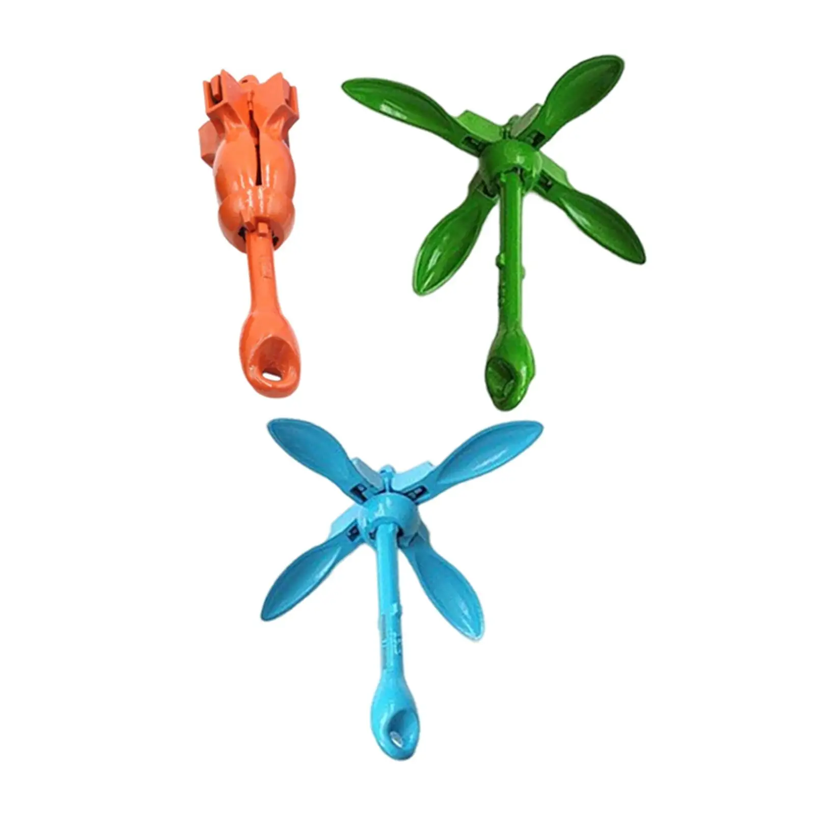 Universal Folding Grapnel Anchor น้ําหนักเบา Fit สําหรับเรือใบเรือแคนู