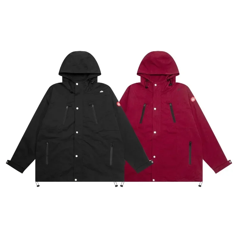 

Classic New Fasion Red Black CAVEMPT Outdoor Coat Jacket for Men Women CAV EMPT Windproof Vintage Jackets