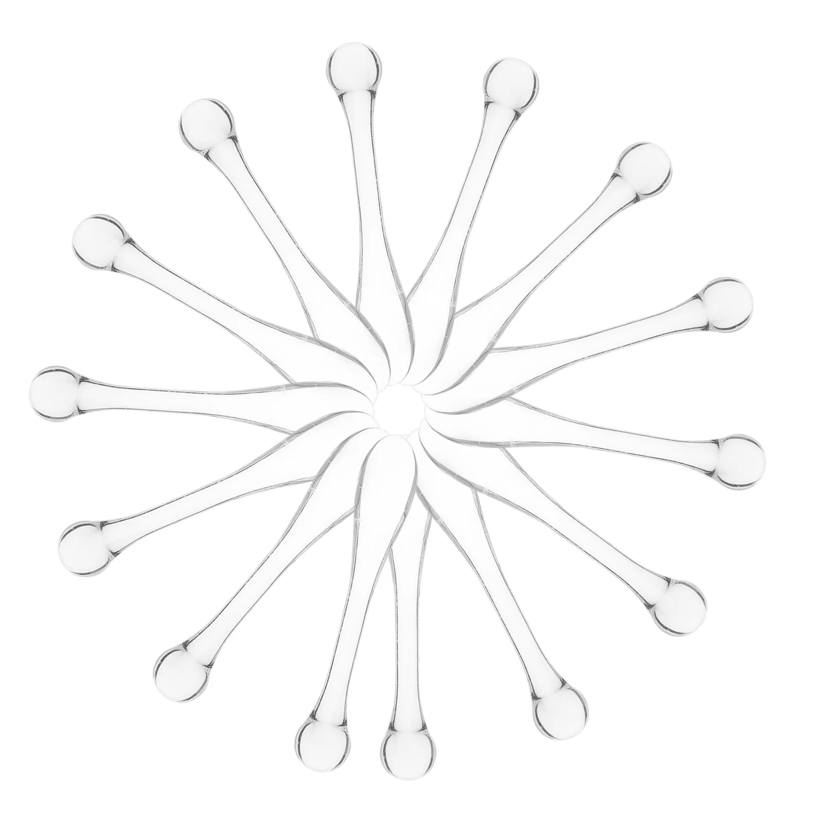 

15pcs Mask Face Mini Face Cream Beauty Cosmetics Scoops Makeup Spoons Makeup Spoons Cream Tools Portable Long-lasting