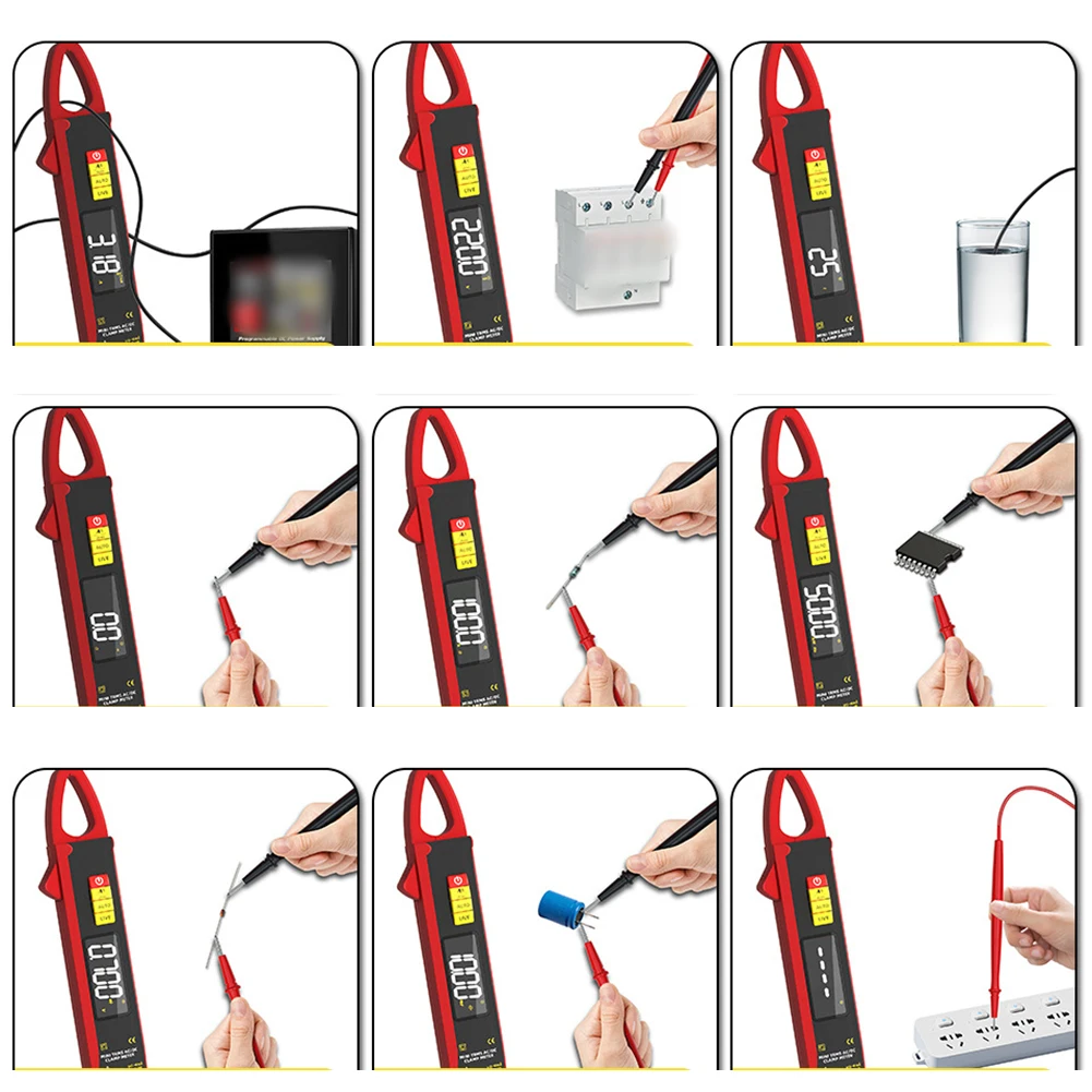 Digital Clamp Tester UX2 Clamp Meter For Professional Electricians Wide Jaw Opening Design For Thick Wires Testing