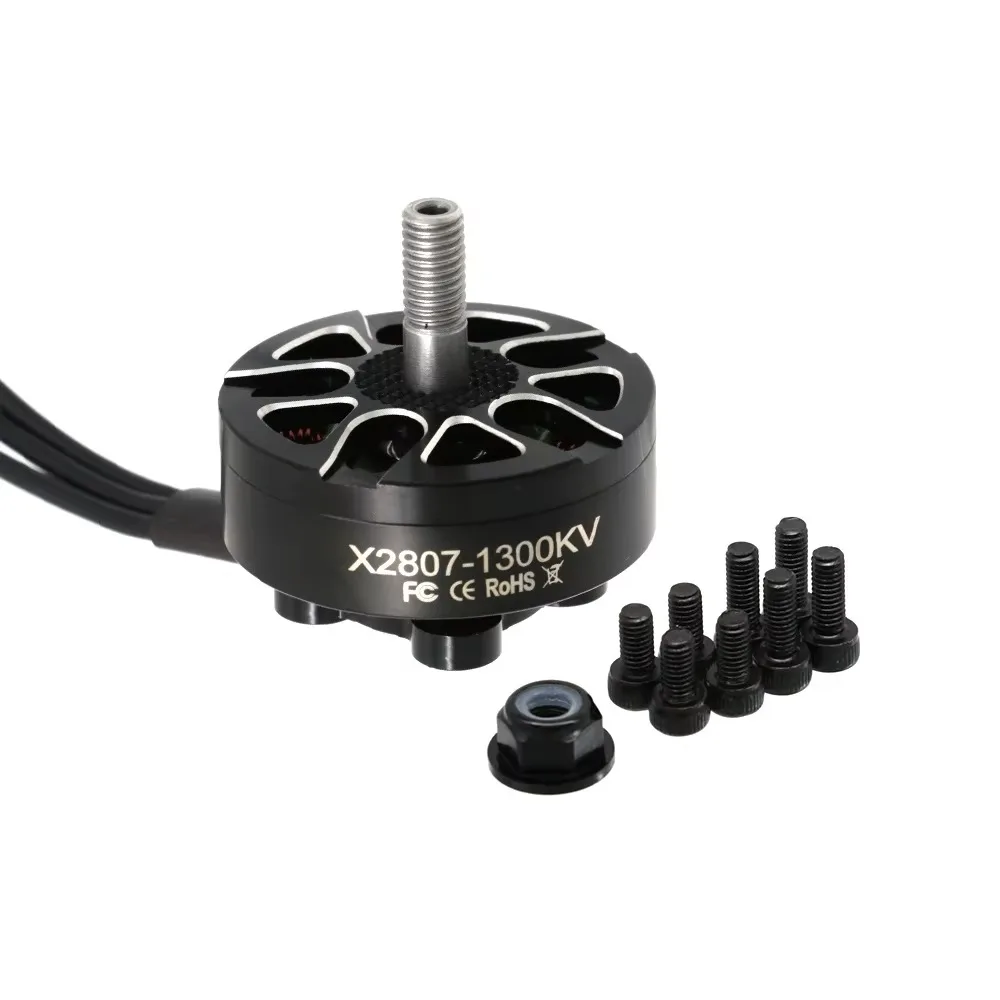 X2807 2807 Motor 1300KV/1500KV/1700KV Long Range Brushless Motors Freestyle Drone Accessories Black for FPV 2 Version