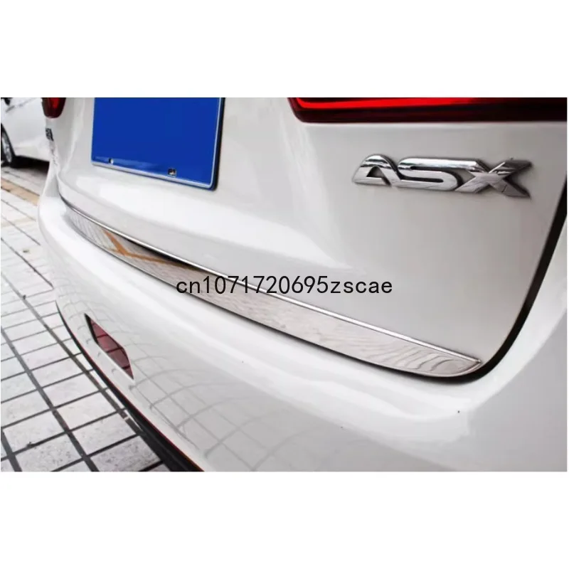 For Mitsubishi ASX 2013-2016-2018-2019 2020 2021 Stainless Steel Tailgate Garnish Molding Strip Rear door trunk cover