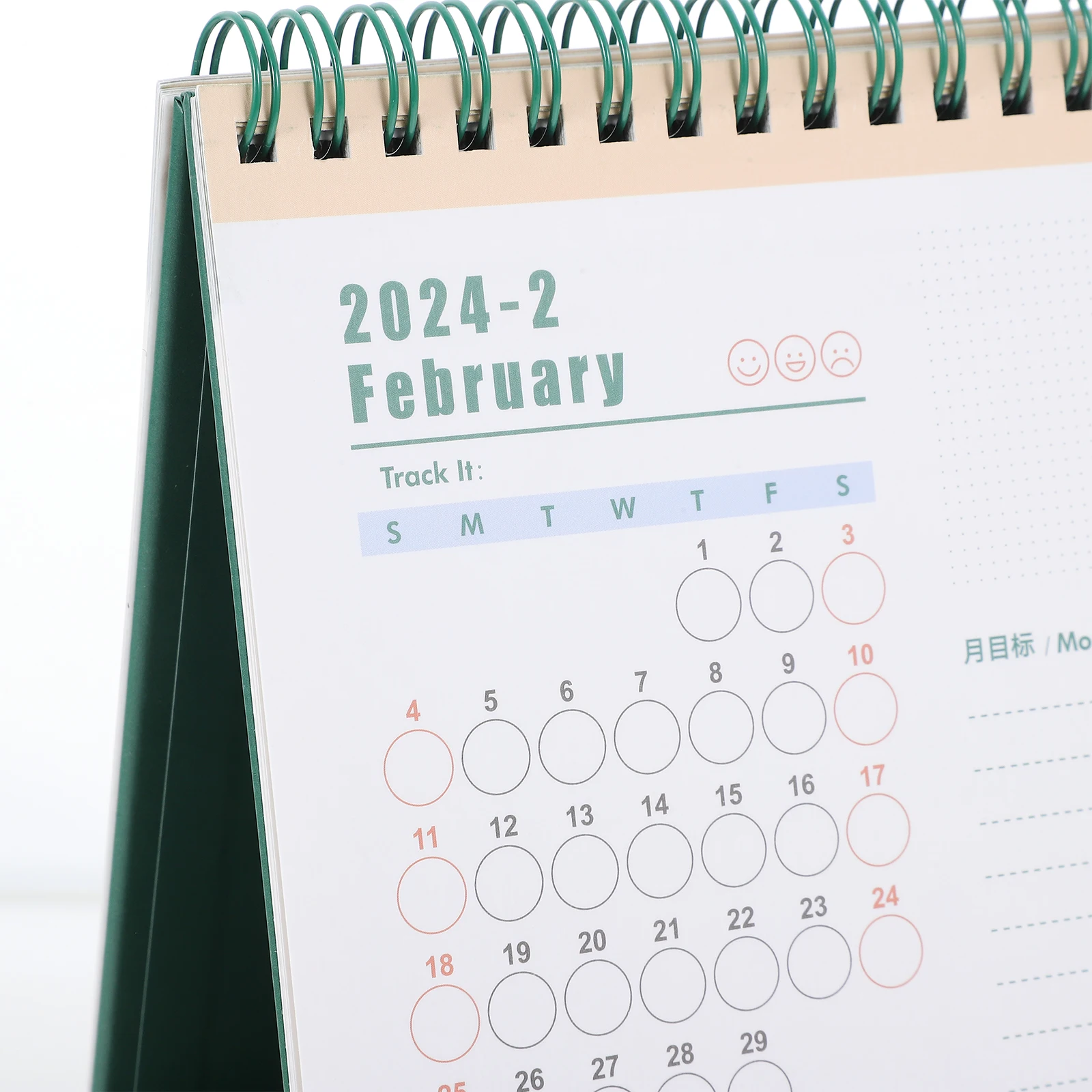 

Big Grid Desktop 30X20Cm Office Monthly Household Desk Decorative Standing Home Office Classroom Decor Note Calendar Writing