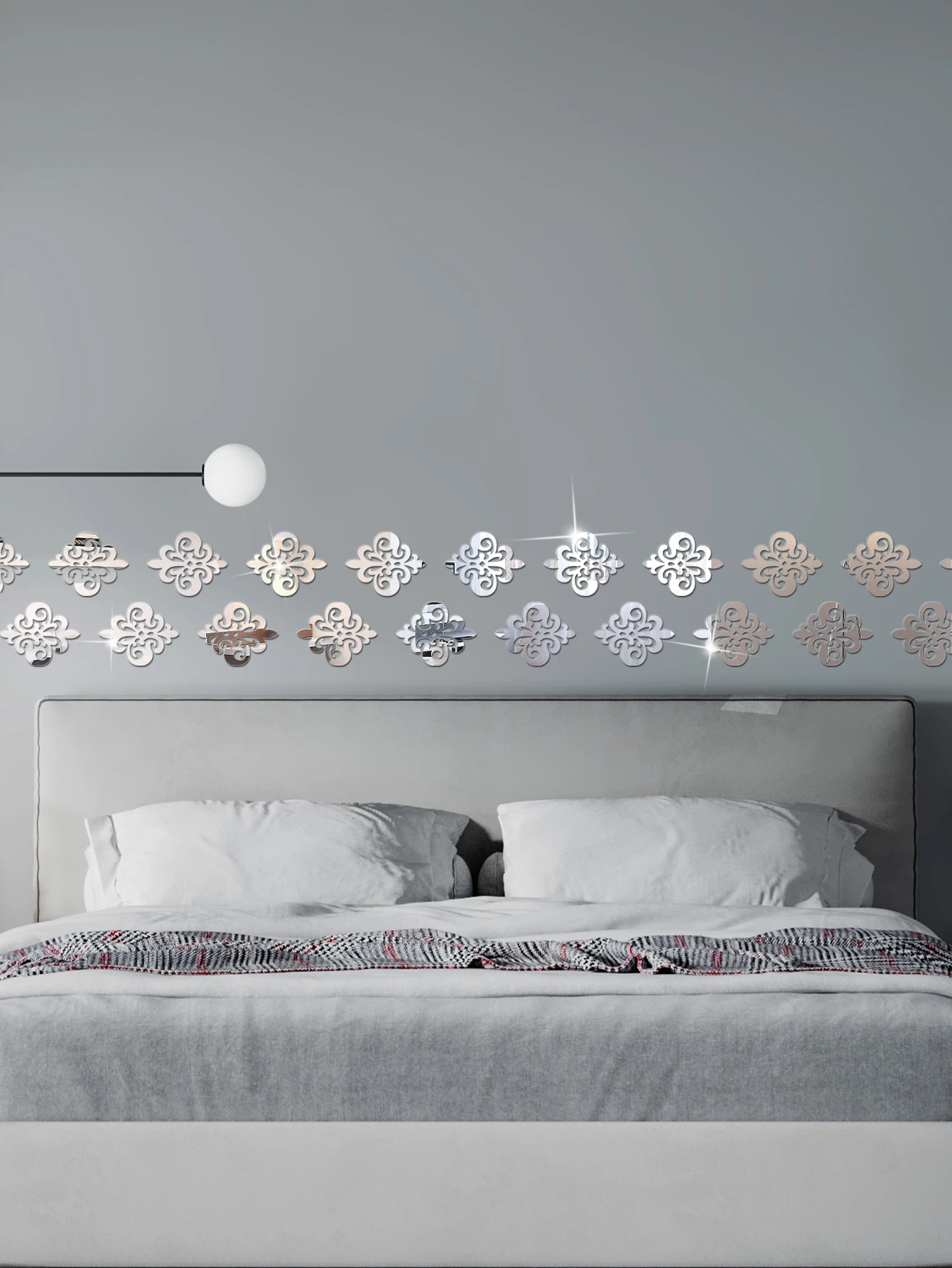 Cozinha acrílico espelho adesivos de parede decoração para casa sala de estar armário arte mural decoração peel & vara papel de parede 10 pçs