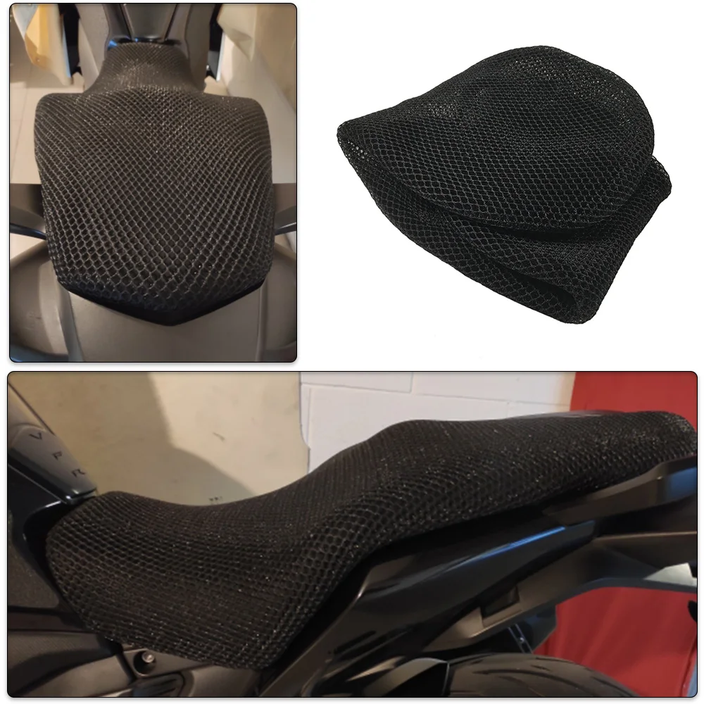 For Honda VFR1200 VFR 1200 Rear Seat Cowl Cover Waterproof Sunproof Insulation Net 3D Mesh Protector Motorcycle Accessories