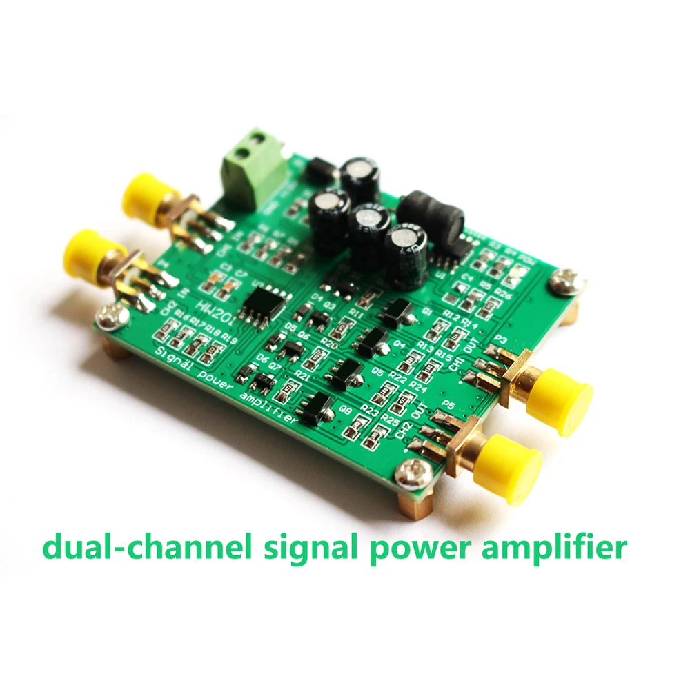 

HW201 50Hz To 25MHz Signal Power Amplifier Module Dual-Channel Power Amplifier
