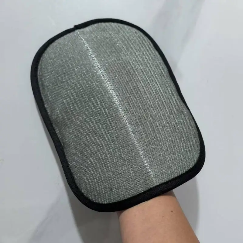 Double-Sided Fur Gloves Cat Dog Fur Magnet Gloves For Washing Deshedding Cleaning Carpets Sofas Upgrated Pet Hair Remover Glove view 2
