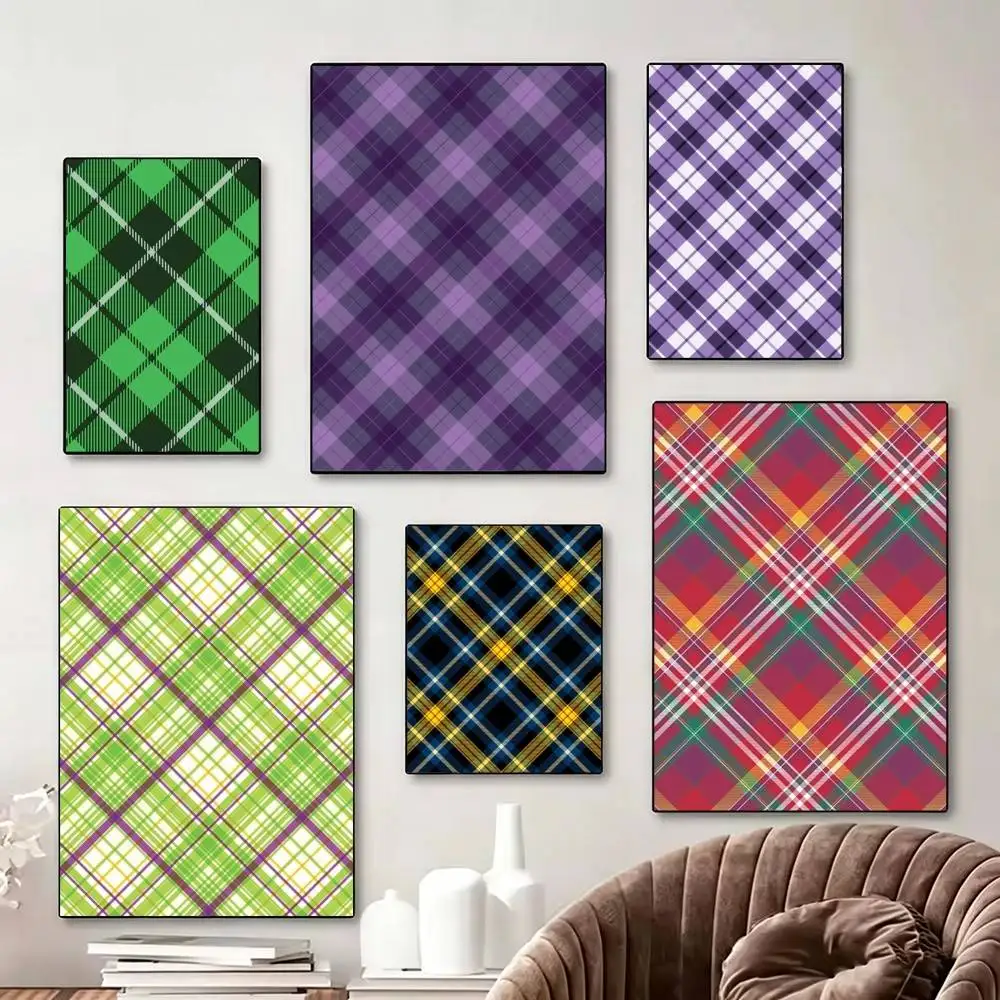 

C-Clan Stewart Dress Tartan Poster Perfect Space Sticker Self Adhesive for Office Home Theater Wall Art Decor Fancy Gift