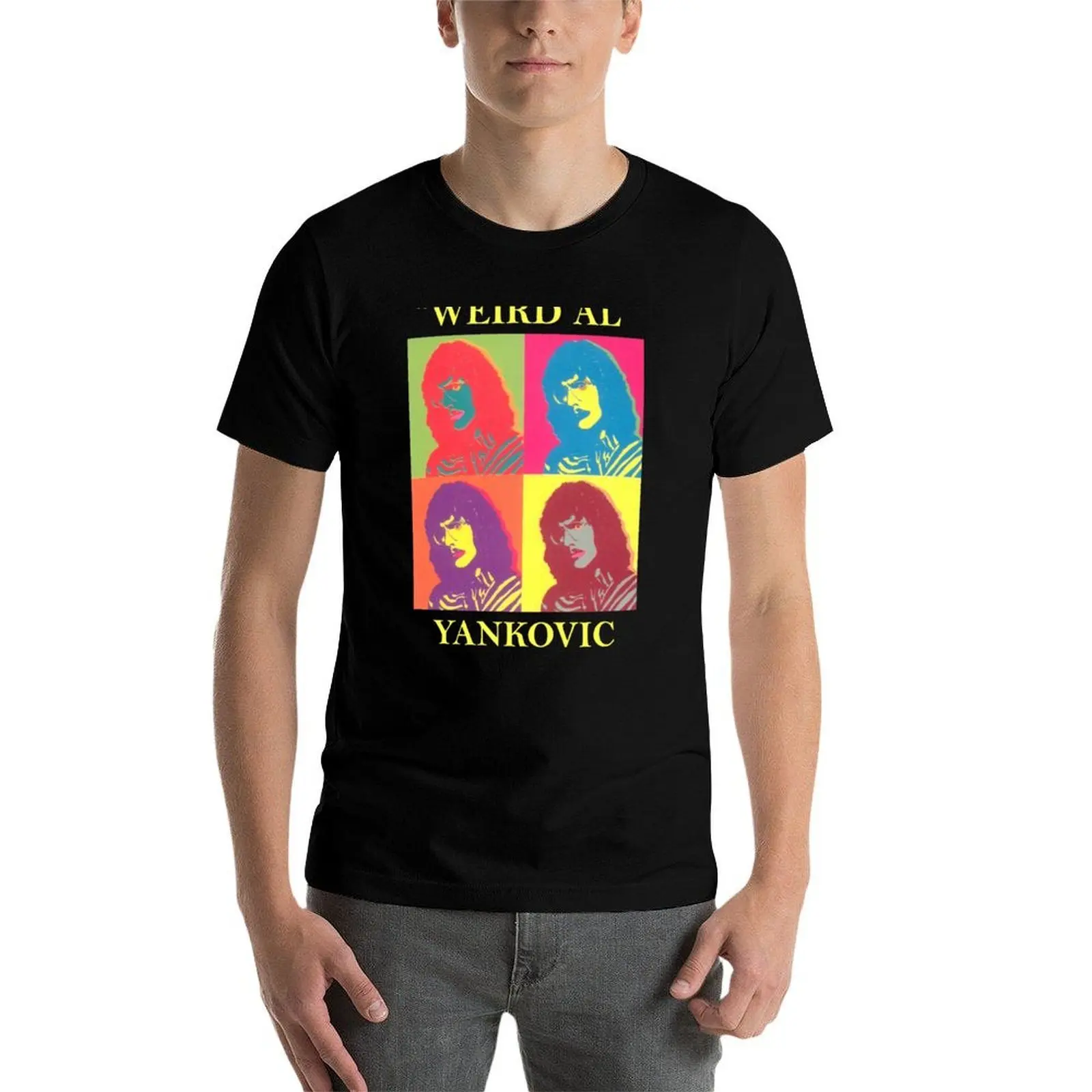 

Weird al Yankovic T-Shirt t shirts for man cotton funny man t shirt luxury T-Shirt