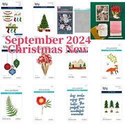 Craft Clearance 2024 Christmas Trees Woodland Fox Metal Cutting Dies Hot Foil Stencil for DIY Decorating Scrapbook Paper Album