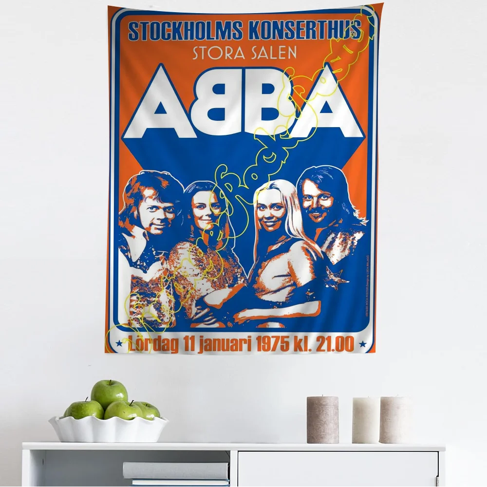 Classic Abba Band DIY Wall Tapestry for Living Room Home Dorm Decor Wall Art Decor