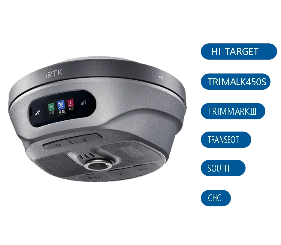 Hi Target Full-featured IRTK4 GNSS Receiver Base And Rover with Advanced Multi-channel Engine