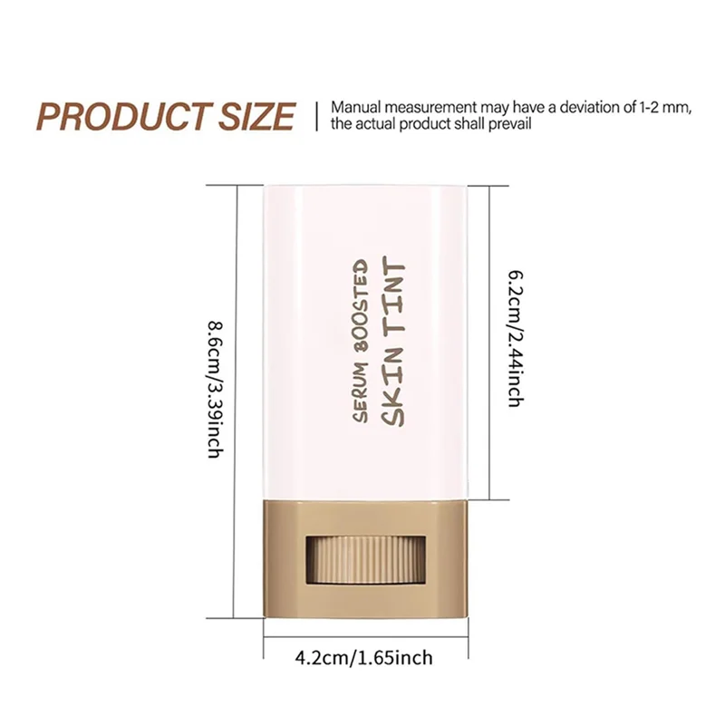 HFES Foundation Stick Beauty Balm Serum Boosted Skin Tint، كريم أساس مرطب ملون صلب