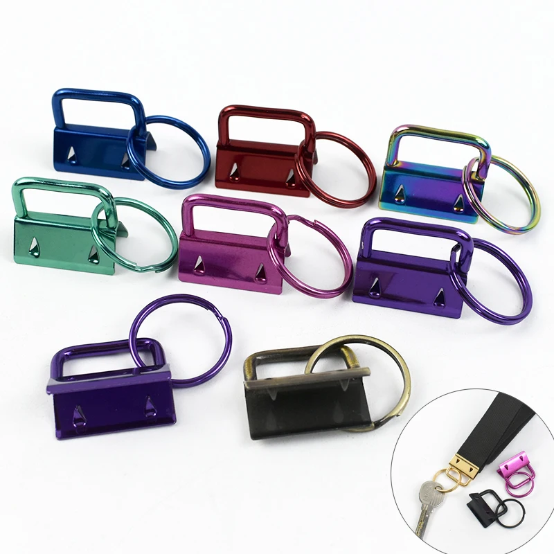 

5/10/20Pcs Meetee 25mm Metal Tail Clip Buckle for Keychain Bag Strap Webbing Belt O Ring Stopper Clasp Hook DIY Craft Accessory