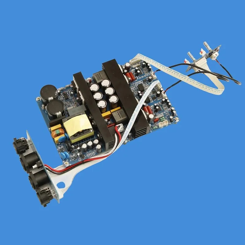 AC220V 500W*2 สเตอริโอ 2.0 ช่อง IRS2092 เครื่องขยายเสียงดิจิตอล