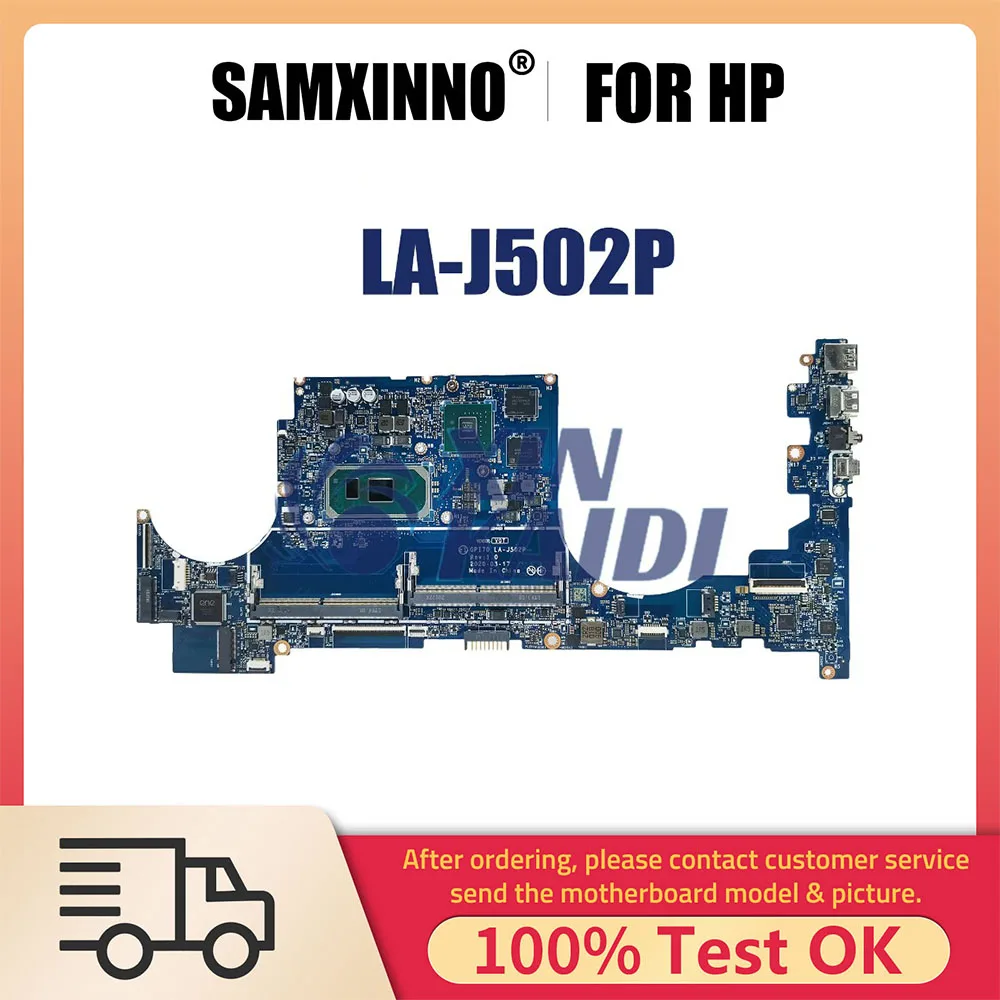 

Laptop Motherboard For HP ENVY 17-CG 17M-CG GPI70 L87979-601 L87978-601 LA-J502P Notebook Mainboard with CPU I5 I7 10th Gen