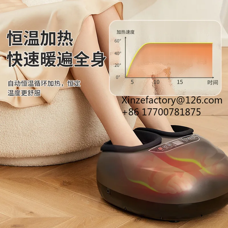 Factory Direct 2026 Top Rated Automatic Intelligent Kneading Leg Beauty Instrument Full Wrap Airbag Foot Therapy Machine Foot