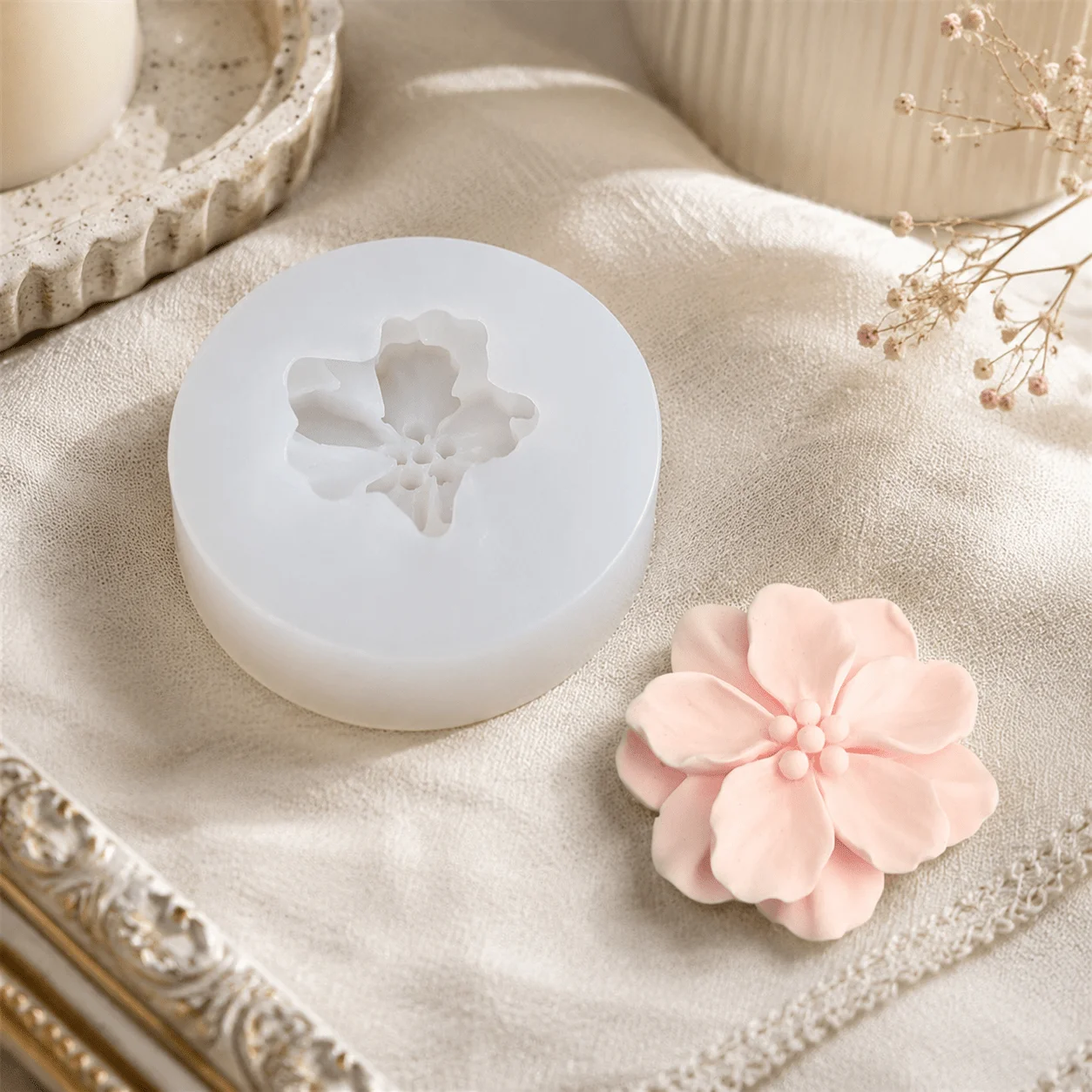 DIY-Silikonform, Kamelienblüte – Soap Making Gifts Bewertung und Preis